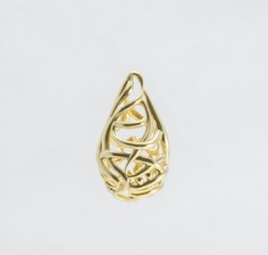 Gota de Ouro - Design de Hicham Chajai com caligrafia árabe