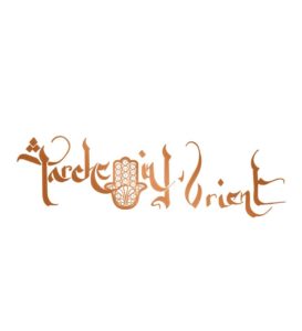 Pergaminho do Oriente - Design de logotipo de Hicham Chajai com caligrafia árabe